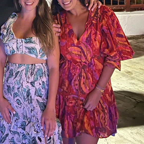 Farm Rio Banana Juice Mini Dress - Picture 4 of 4